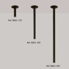 Foco de techo LED empotrable 3W - Extensible 500mm - Orientable - Chip OSRAM - 2700K