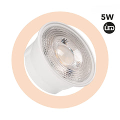Módulo LED 5W para aro downlight MR16 - Diseño slim - 50º - 500lm - CRI 80