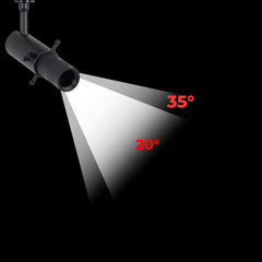 Proyector shapeable para carril monofásico - 10W - 20º-35