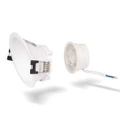 KIT Aro downlight redondo asimétrico Ø85mm + Módulo LED MR16 5W