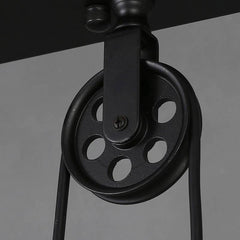 Lámpara colgante de poleas "CLOCK WORK" - 3 x E27