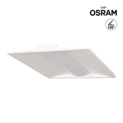 Panel LED Troffer empotrable 60x60cm - CCT - 40W - Chip OSRAM - Driver Philips - UGR18 - IP40