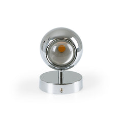 Aplique de pared LED con óptica "BOO" 9W - Cromo - Up & down - 2700K