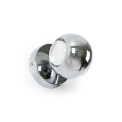 Aplique de pared LED con óptica "BOO" 9W - Cromo - Up & down - 2700K