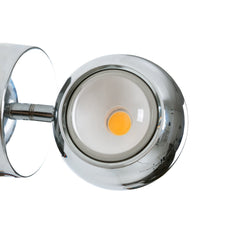 Aplique de pared LED con óptica "BOO" 9W - Cromo - Up & down - 2700K