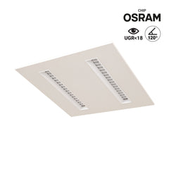 Panel LED empotrable 60x60cm - 40W - UGR18 - Driver PHILIPS - Chip OSRAM - IP40