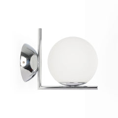 Aplique de pared bola cristal "ATOM" - E27 - Ø 15cm