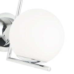 Aplique de pared bola cristal "ATOM" - E27 - Ø 15cm