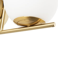 Aplique de pared bola cristal "ATOM" - E27 - Ø 15cm