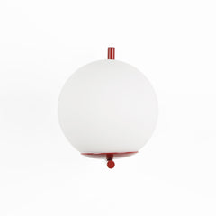 Aplique de pared bola cristal "ATOM" - E27 - Ø 15cm