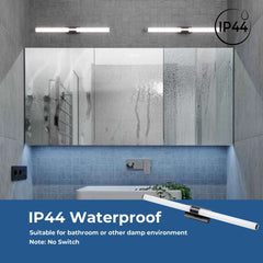 Aplique LED tubular para baño - 8W - IP44 - 60cm