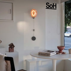 Aplique de pared LED cristal "GLOBO" 8W - Colores