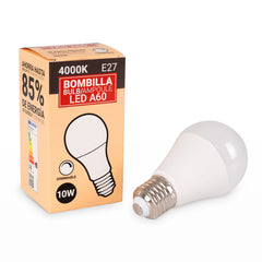 Bombilla LED E27 A60 - 10W - Regulable