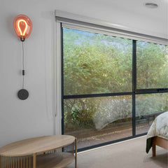 Aplique de pared LED cristal "GLOBO" 8W - Colores