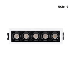 Foco lineal LED empotrable 7W - UGR18 - CRI90 - Driver LIFUD