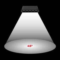 Foco lineal LED empotrable 7W - UGR18 - CRI90 - Driver LIFUD