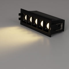 Foco lineal LED empotrable 7W - UGR18 - CRI90 - Driver LIFUD