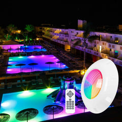 Foco LED sumergible para piscina - 12V AC - 24W - IP68 - Ø295mm