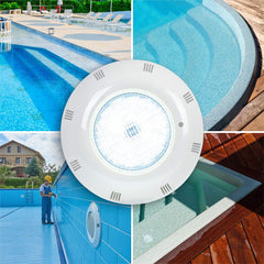 Foco LED sumergible para piscina - 12V AC - 24W - IP68 - Ø295mm