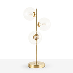 Lámpara de mesa con esferas de cristal "COMI" - 3 x G9
