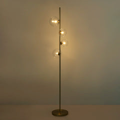 Lámpara de pie con esferas de cristal "STAND"- 4 x G9