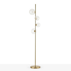 Lámpara de pie con esferas de cristal "STAND"- 4 x G9