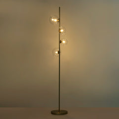 Lámpara de pie con esferas de cristal "STAND"- 4 x G9