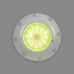 Foco LED sumergible para piscina de fibra - 12V AC - 24W - IP68 - Ø295mm