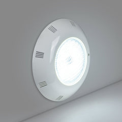 Foco LED sumergible para piscina de fibra - 12V AC - 24W - IP68 - Ø295mm
