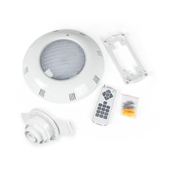 Foco LED sumergible para piscina de fibra - 12V AC - 24W - IP68 - Ø295mm