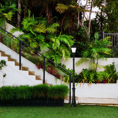 Poste de luz exterior "TOBIA" Fumagalli CCT - 30W - 8 opciones - E27