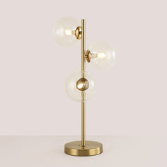 Lámpara de mesa con esferas de cristal "COMI" - 3 x G9