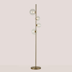 Lámpara de pie con esferas de cristal "STAND"- 4 x G9