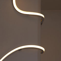 Neón LED flexible 3D 24V DC - 16x16mm - 5 metros - Kit completo - 12W/m - IP67 - Curvatura vertical y horizontal
