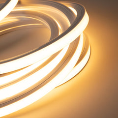 Neón LED flexible 3D 24V DC - 16x16mm - 5 metros - Kit completo - 12W/m - IP67 - Curvatura vertical y horizontal
