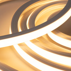 Neón LED flexible 3D 24V DC - 16x16mm - 5 metros - Kit completo - 12W/m - IP67 - Curvatura vertical y horizontal