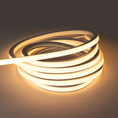 Neón LED flexible 3D 24V DC - 16x16mm - 5 metros - Kit completo - 12W/m - IP67 - Curvatura vertical y horizontal