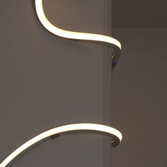 Neón LED flexible 3D 24V DC - 16x16mm - 5 metros - Kit completo - 12W/m - IP67 - Curvatura vertical y horizontal