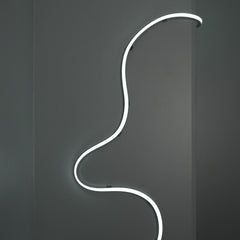 Neón LED flexible 3D 24V DC - 16x16mm - 5 metros - Kit completo - 12W/m - IP67 - Curvatura vertical y horizontal