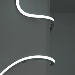 Neón LED flexible 3D 24V DC - 16x16mm - 5 metros - Kit completo - 12W/m - IP67 - Curvatura vertical y horizontal