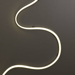 Neón LED flexible 3D 24V DC - 16x16mm - 5 metros - Kit completo - 12W/m - IP67 - Curvatura vertical y horizontal