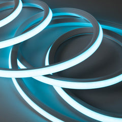 Neón LED flexible RGB 3D - 16x16mm - 5m - Kit completo -12W/m - IP67 -Curvatura vertical y horizontal