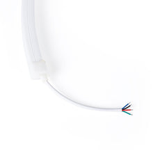 Neón LED flexible RGB 3D - 16x16mm - 5m - Kit completo -12W/m - IP67 -Curvatura vertical y horizontal