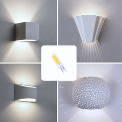 Bombilla LED G9 220-240V AC - COB - 360º - 4W