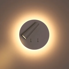 Aplique de pared "FELAM" - 3W + 6W - 2700K - CRI 85