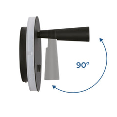Aplique de pared "FELAM" - 3W + 6W - 2700K - CRI 85
