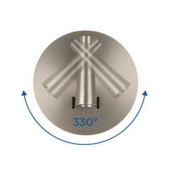 Aplique de pared "FELAM" - 3W + 6W - 2700K - CRI 85