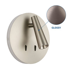 Aplique de pared "FELAM" - 3W + 6W - 2700K - CRI 85