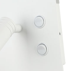 Aplique de pared para lectura con puerto USB "Kerta" - Iluminación doble - 3W+7W