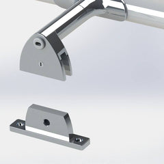 Aplique de baño tubular opal - 3 tipos de fijación - 6W - 540Lm - IP44 - 40cm